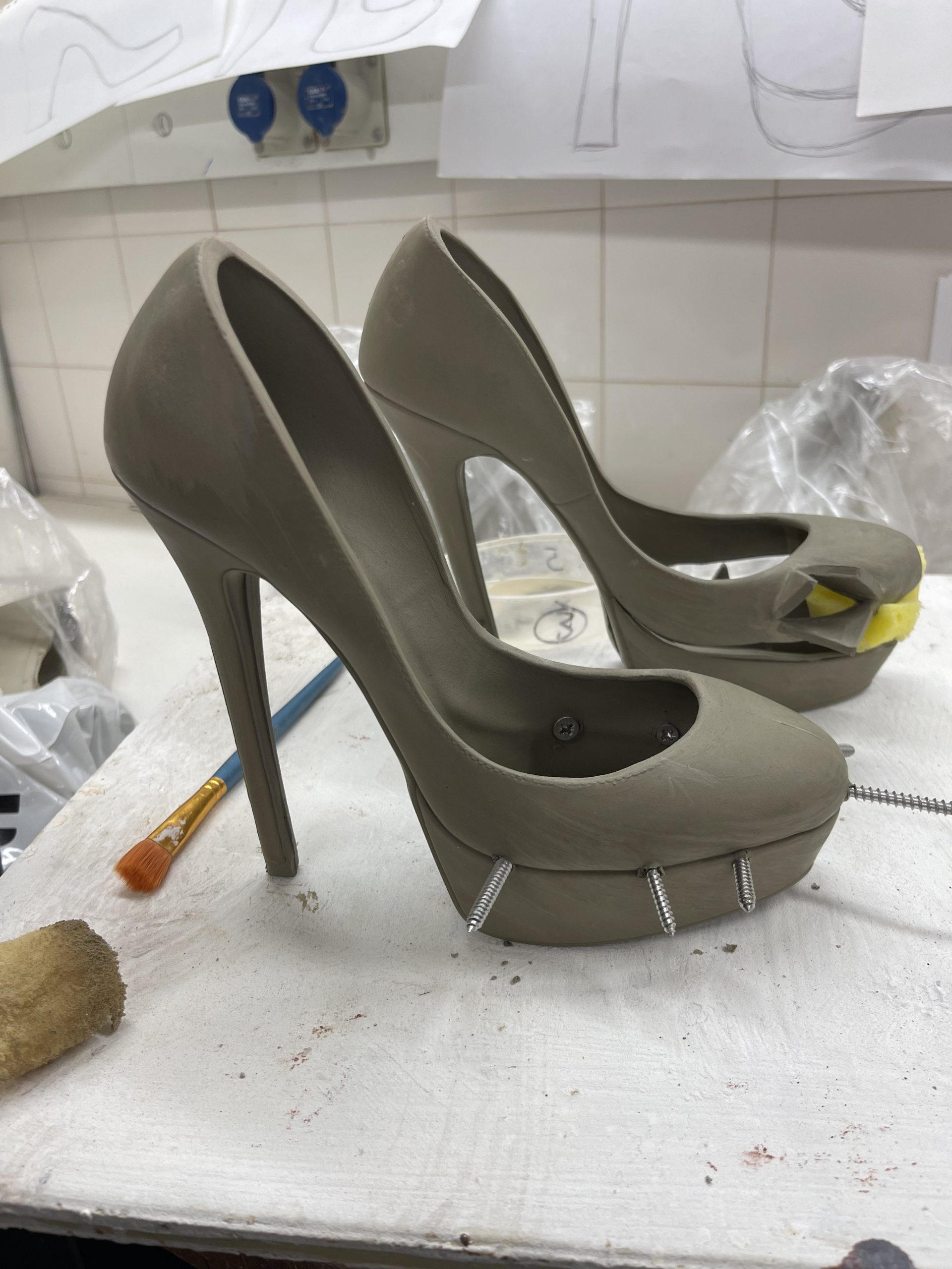  Experimenting with steel to explore the pain pleasure elements 