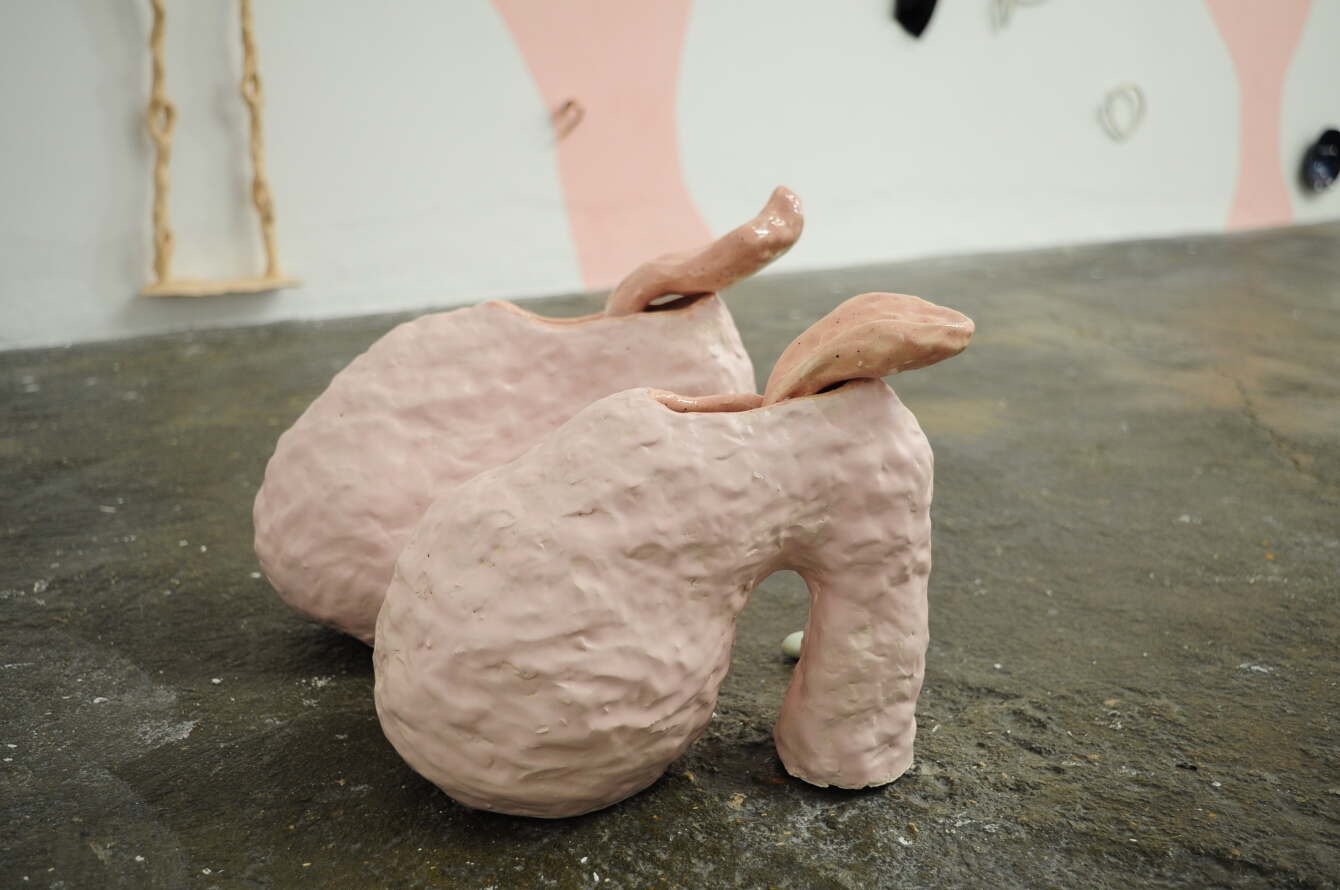  Sandra Lane also created shoes with tongues from air drying clay 